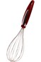 Ascot Egg Whisker, 29 cm Length, Red/Silver