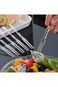 Azonee Disposable Plastic Fruit Forks - Mini Cocktail Forks for Tasting, Appetizers, and Cake - 200