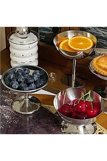 Stainless Steel Dessert Plate, Ice Cream Cup, Afternoon Tea Cake Bowl, Candy Cup, Cute Plates, Cand