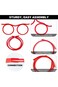 Lonimia 8Pcs Silly Kids Fun Glasses Straws, Reusable Fun Loop Drinking Straw Eye Glasses, Birthday