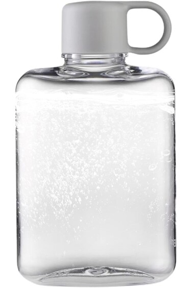 Flat Water Bottle, 360ml Slim Water Bottle Small Aesthetic Water Bottle Sports Water Bottles Gym Wa