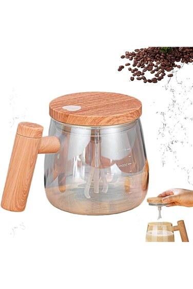 BokSung Electric High Speed Mixing Cup, Electric Mixing Cup Self Stirring Coffee Mug, 400ml Waterpr