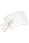 Bingcute Amkoskr 100Pcs 140mm Disposable Wood Coffee Stir Sticks Stirrers Individually Paper Wrappe