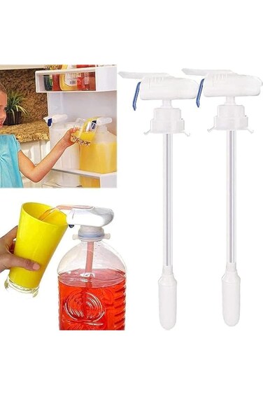 NovalLife 2 Packs Automatic Drink Dispenser, Milk Dispenser for Fridge Gallon,Hands-Free,Simple and