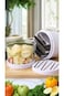 Manual Hand Chopper - Vegetable &amp; Fruit Dicer, Quick Onion Garlic Mincer, Easy-Slice Cutter for Kit