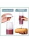Khazna Inverted Plastic Squeeze Bottles, Refillable Tip Large Valve Dispenser Condiment Squeeze Bot
