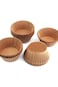 Eoonfirst Standard Size Baking Cups Food-Grade Greaseproof Paper Cupcake Liners 200 Pcs (Natural)