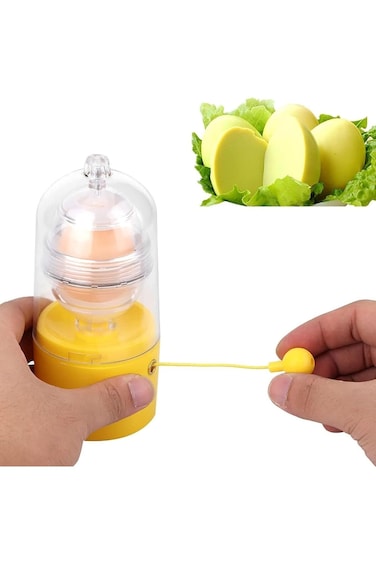 ALMEKAQUZ Silicone Manual Egg Shaker,Egg Scrambler Shaker Food Grade Material Egg Spinner Egg Maker