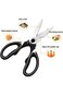 X spring Kitchen Scissors, Heavy Duty Food Scissor, Stainless Steel Blades Dishwasher Safe, Ergonom