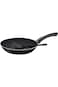 Tramontina Paris+ 30cm Black Aluminum Frying Pan with Interior and Exterior Starflon Excellent PFOA