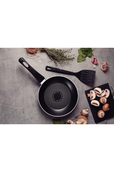 Tramontina Paris+ 30cm Black Aluminum Frying Pan with Interior and Exterior Starflon Excellent PFOA