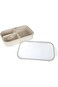 Nessan Wheat Fiber Lunch Box for Adults Lunch Containers for Kids 3 Compartment Lunch Box Food Cont
