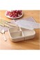 Nessan Wheat Fiber Lunch Box for Adults Lunch Containers for Kids 3 Compartment Lunch Box Food Cont