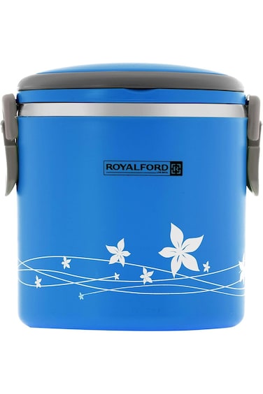 Royalford Stainless Steel Lunch Box 1.8L Blue, Multi