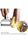 GTVGJH Stainless Stainless Steel Dual Blade Vegetable Peeler, Vegetable Fruit Steel Peeler, Double