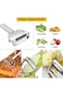 GTVGJH Stainless Stainless Steel Dual Blade Vegetable Peeler, Vegetable Fruit Steel Peeler, Double
