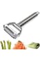 GTVGJH Stainless Stainless Steel Dual Blade Vegetable Peeler, Vegetable Fruit Steel Peeler, Double
