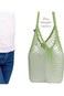 SYOSI 3 Pack Reusable Shopping Grocery Mesh Bags, Cotton Mesh Bags for Grocery Shopping Bags Portab