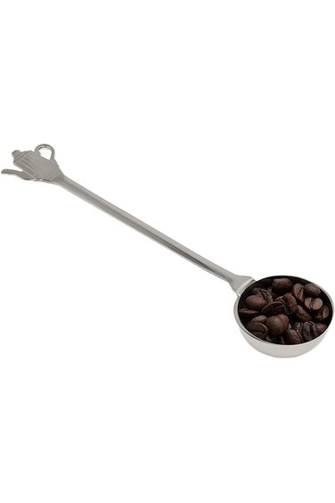 ملعقة قهوة تزوق، ملاعق تقليب قهوة من الفولاذ المقاوم للصدأ بمقبض طويل، ملعقة كبيرة واحدة (15 مل) قهوة