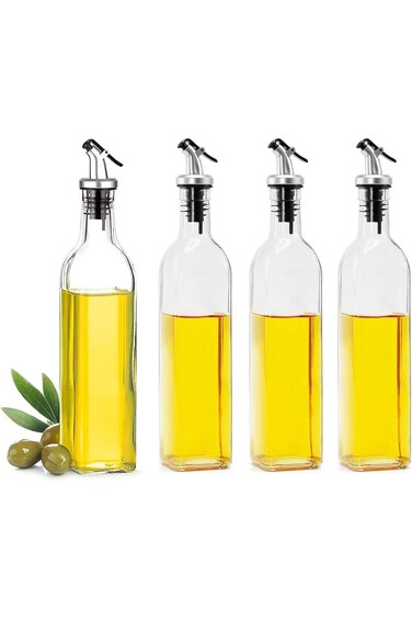 Maykela Oil Bottle And Vinegar Pouring Dispenser Condiment Cooking Oil Dispenser Bottle Vinegar (cl