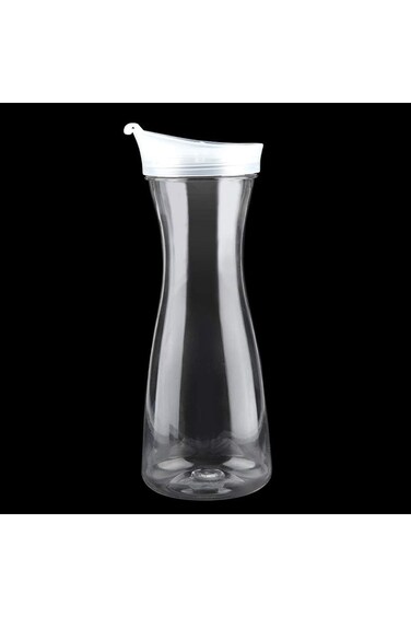 Bottles, Water Pitcher Acrylic Transparent Bottle Containers Jug with Lid for Bar Home Use (600ml)