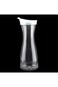 Bottles, Water Pitcher Acrylic Transparent Bottle Containers Jug with Lid for Bar Home Use (600ml)