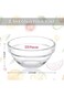 3" Clear Glass Pinch Bowls, 10 Pack 2.5oz Small Prep Dishes Stackable Ingredient Bowls for Spices D