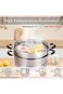 3" Clear Glass Pinch Bowls, 10 Pack 2.5oz Small Prep Dishes Stackable Ingredient Bowls for Spices D