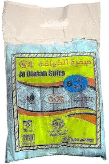 رول غطاء طاولة وداد بلاستيك 6 لفات الضيافة طاولة طعام بلاستيك رول ضيافة