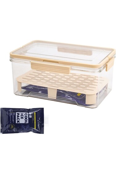 NovalLife Box Kitchen Crisper Portable Fridge Refrigerator Food Fresh Keeping Container Food Storag