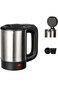 Biki Electric Heat Kettle with LED Indicator - 600W, 0.5L WA-0073, Black &amp; Silver 2 Years Warranty