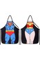 LEKEONE Funny Novelty Apron, Kitchen Gift Cooking BBQ Party Apron for Men Women Friends Father's Da