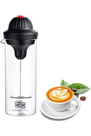 آلة رغوة الحليب من L&Y Jewelry، جهاز تبخير الحليب الكهربائي، خلاط ميلك شيك، صانع رغوة ساخنة وباردة