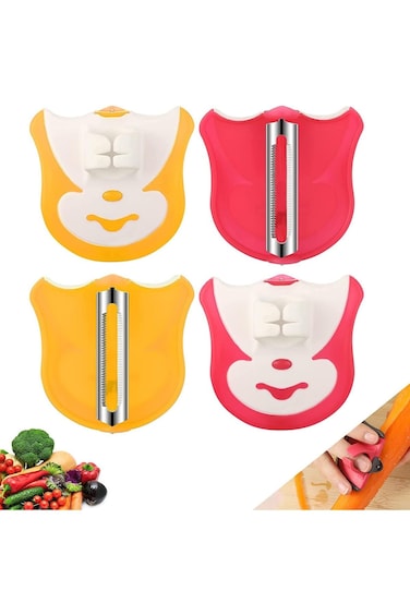 SYOSI Vegetable Fruit Peeler, Hand Palm Finger Peeler, with Comfortable Grip to Peel Potato Pumpkin