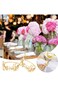 8 PCS Napkin Rings Ramadan, Gold Napkin Rings Set, Letter Metal Napkin Ring, Napkin Rings Set Napki