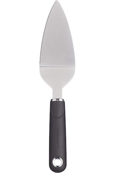 MasterClass Cake Slicer, Soft-Grip Cake Slicer Server, Cutter Edge, Stainless Steel, 26cm, Black, C