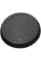 Luqeeg Black Wooden Tea Tray, Round Shape Wood Tea Coffee Snack Food Meals Serving Tray Plate Resta