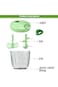 Biki Handy and Compact Vegetable Chopper for Kitchen, Onion Chopper Cutter for Kitchen with 3 Stain