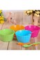 KASTWAVE Colorful Plastic Ice Cream Bowls with Spoons - Set of 8 Stackable Dessert Cups for Kids, P