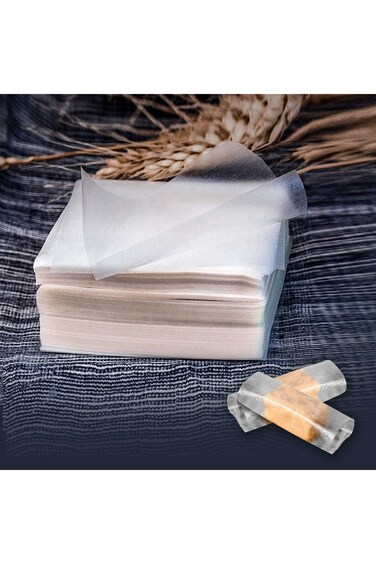 NALACAL Edible Rice Paper Nougat Paper Package,1000 Sheets Glutinous Chocolate DIY Home Candy Wrapp