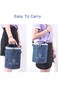 Yamibobo Large-Capacity Portable Insulated Lunch Bags Round Lunch Bag Fresh-Keeping Thickened Lunch