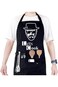 Joyzzz Funny BBQ Apron for Men, 2 Spacious Pockets for Grilling Tools, High Quality Durable Fabric,