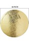 Rosy.Moment Cake Board Disposable Stand Round Trey 16-Inch, Thickness 1.2 cm. Color golden.