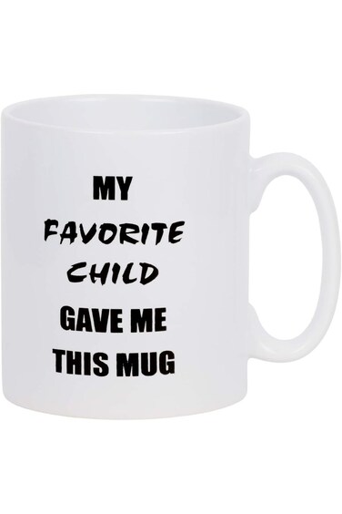 Sunmner My Favorite Child Gave Me This Mug White Mugs with Printing Words FUNNY WORDS Coffee Mugs f