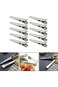 ALMEKAQUZ 10Pcs Stainless Steel Alligator Clips, Food Storage Bag Clips, Potato Chip Bag Clips, Bar
