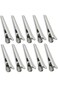 ALMEKAQUZ 10Pcs Stainless Steel Alligator Clips, Food Storage Bag Clips, Potato Chip Bag Clips, Bar