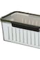 Felli Rectangular Refrigerator Storage Container White and Black 4 Liter Y1K110237