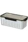 Felli Rectangular Refrigerator Storage Container White and Black 4 Liter Y1K110237