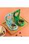 Azonee Sandwich Cutter and Sealer Heart Sandwich Cutters for Kids Lunch Uncrustable Maker Cutters D