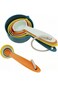 ALMEKAQUZ Measuring Cups and Spoons Set, 10 PCS Cute Measuring Cup Spoon Set, Plastic Measuring Cup